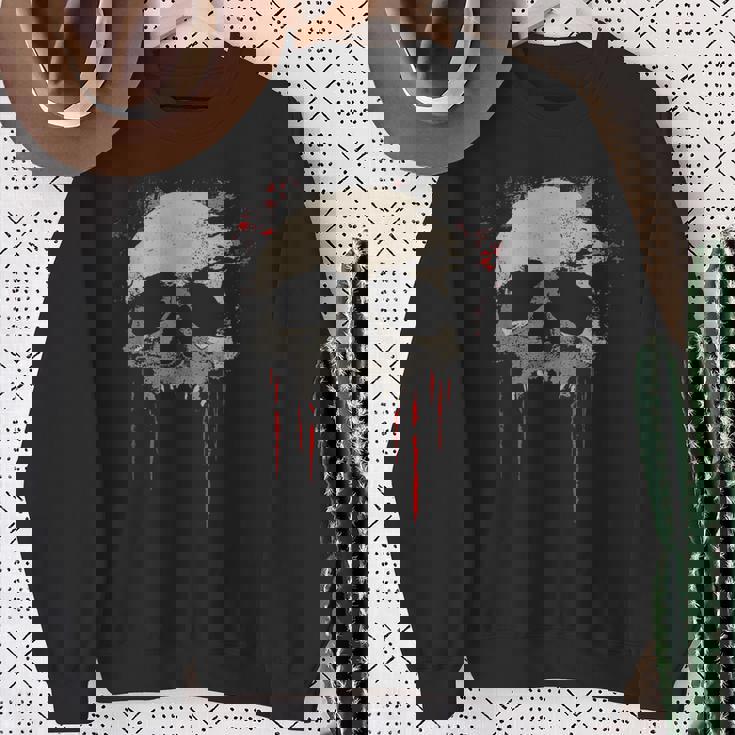 スカルのみのグラフィック。 スウェットシャツ 年配の女性への贈り物