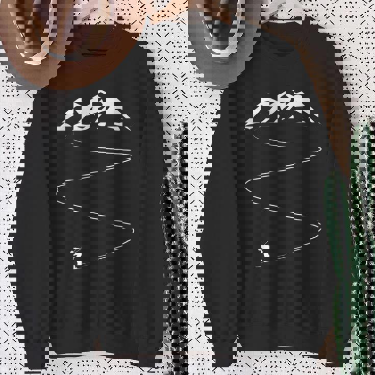 スキー 趣味 スキーヤー アルペンスキー ノルディックスキー スキーサークル クロスカントリー スキー好き スウェットシャツ 年配の女性への贈り物