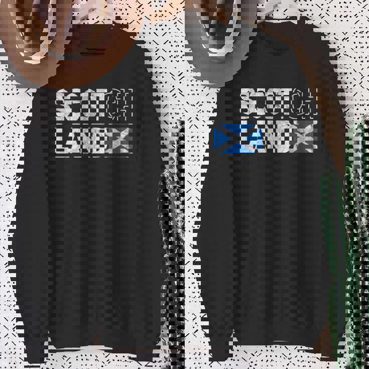 スコットランド国旗 スコッチ ウイスキー おもしろい スコットランド ギフト スウェットシャツ 年配の女性への贈り物