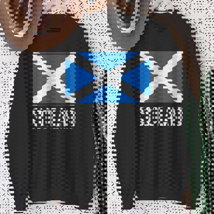 スコットランド国旗シャツ スコットランドサッカーシャツ 誇り高きスコッツマン スウェットシャツ 年配の女性への贈り物