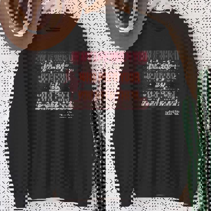 スターウォーズ アソーカ タノ 引用句 シルエット付き スウェットシャツ 年配の女性への贈り物