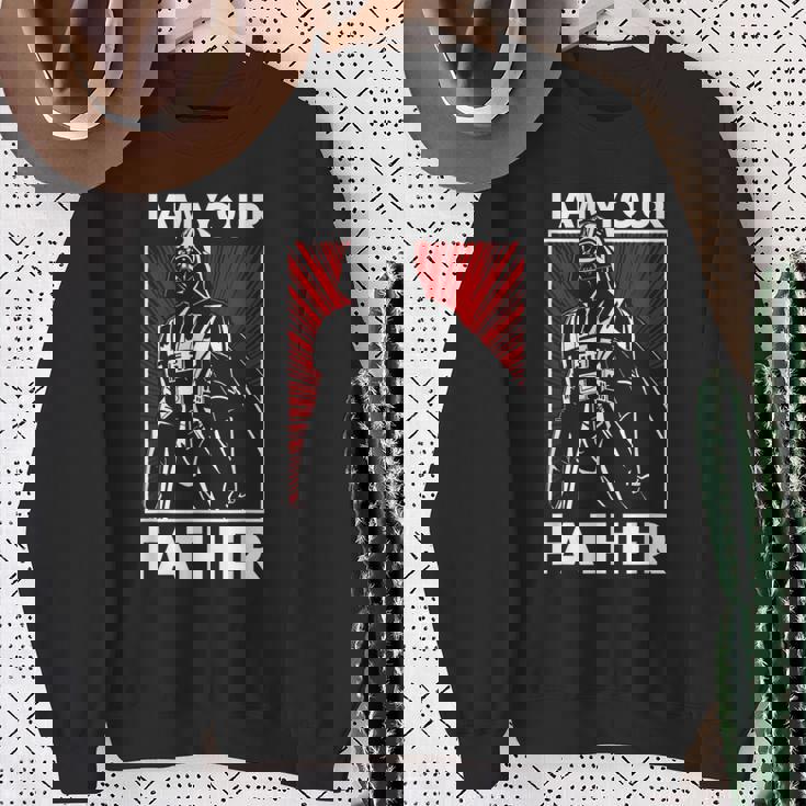 スターウォーズ クラシック 父の日 I Am Your Father 胸ポスター スウェットシャツ 年配の女性への贈り物