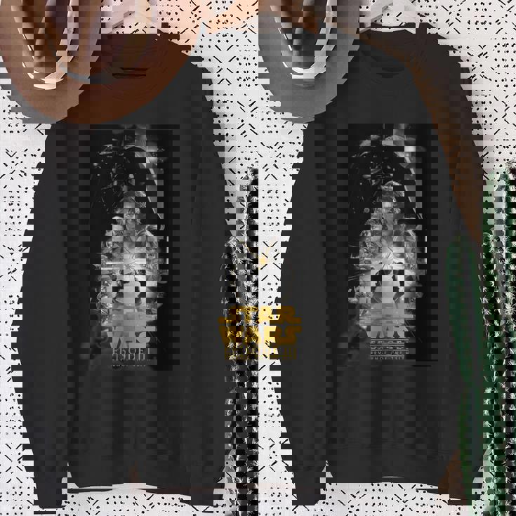 スター・ウォーズ クラシック エピソードiii リベンジ・オブ・ザ・シス ポスター スウェットシャツ 年配の女性への贈り物