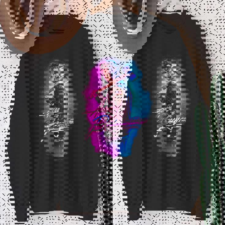 ストレンジャー・シングス スティーブ・ハリントン ベビーシッター 斧 80年代 レトロ スウェットシャツ 年配の女性への贈り物