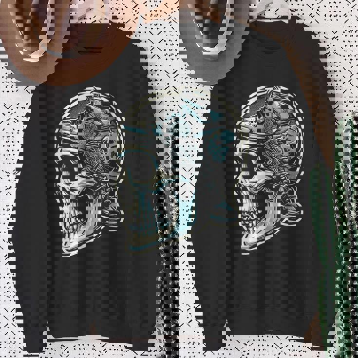 スニーカー ファン ムエルテ スカル スウェットシャツ 年配の女性への贈り物