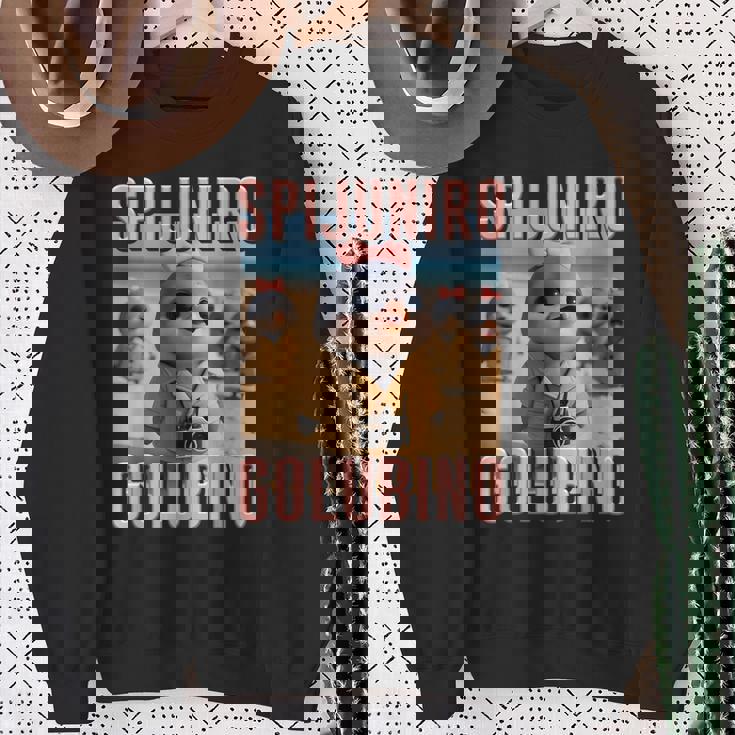 スピジュニロ ゴルビーノ イタリアン ブレイン モンスター Ai キッズ スウェットシャツ 年配の女性への贈り物