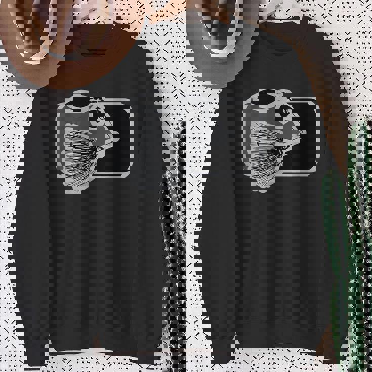 スピナーベイト バス釣り 漁師 釣り ルアー スウェットシャツ 年配の女性への贈り物