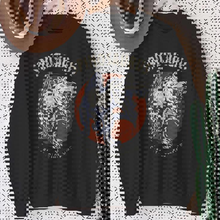 スピノサウルス 白亜時代の生き物 恐竜ファン向け スウェットシャツ 年配の女性への贈り物