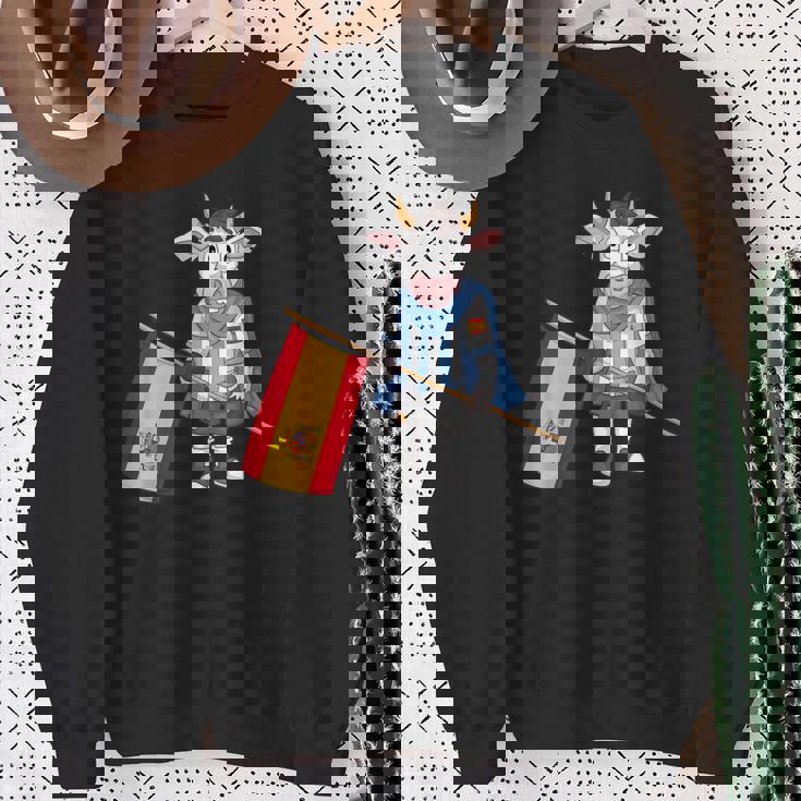 スペイン牛のファン スウェットシャツ 年配の女性への贈り物