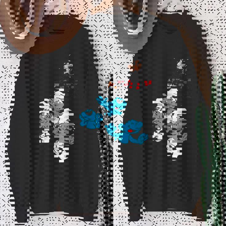 スマーフグループ スマーフ ガーガメル 魅惑のブルーフレンズのファン スウェットシャツ 年配の女性への贈り物