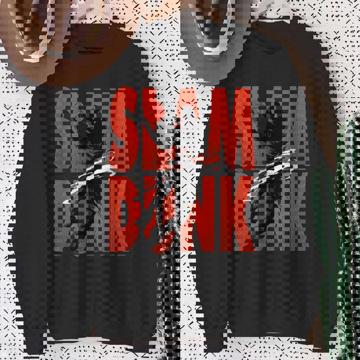 スラムダンク バスケットボール選手 フープスコーチ スウェットシャツ 年配の女性への贈り物