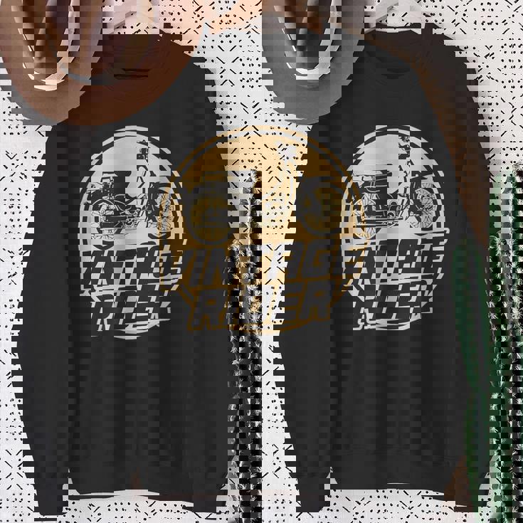 スーパーカブ C100 原付バイク ヴィンテージ ライダー レトロジャパン スウェットシャツ 年配の女性への贈り物