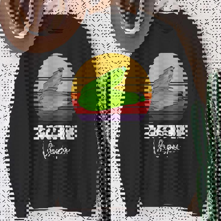 ズッキーニ愛好家 ビーガン ベジタリアン野菜ズッキーニ スウェットシャツ 年配の女性への贈り物