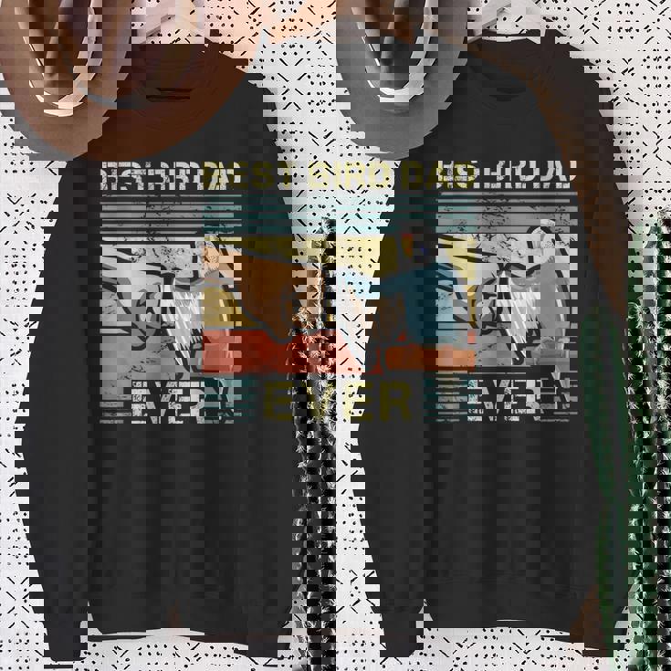 セキセイダッド 鳥好き 父 動物愛好家 鳥の男 スウェットシャツ 年配の女性への贈り物