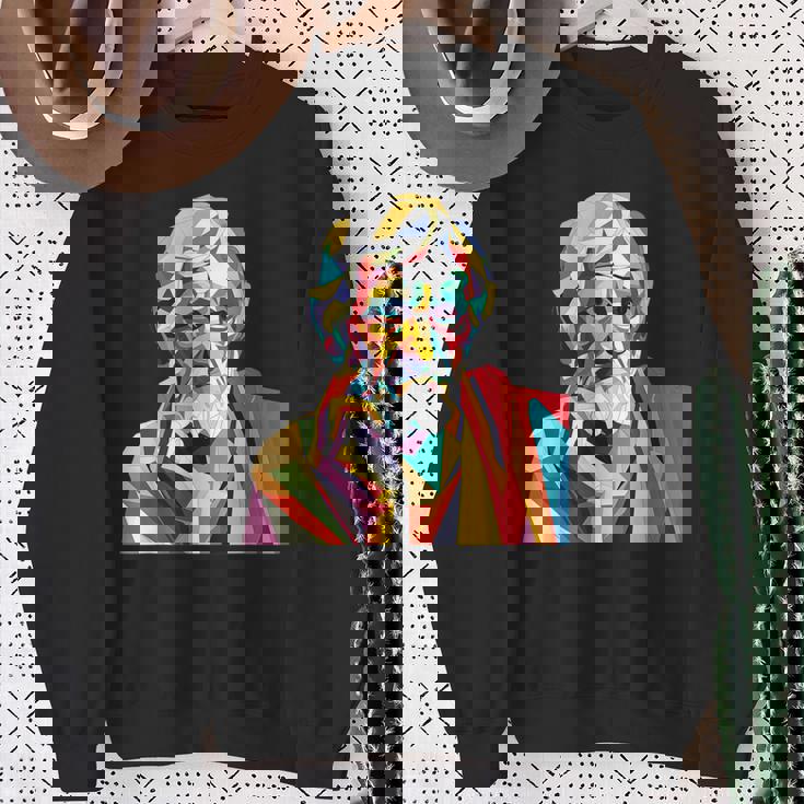 セネカ 若い表現主義 スウェットシャツ 年配の女性への贈り物