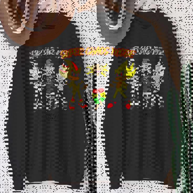 ソニック×れじぇくんuper Chaos Mode L スウェットシャツ 年配の女性への贈り物