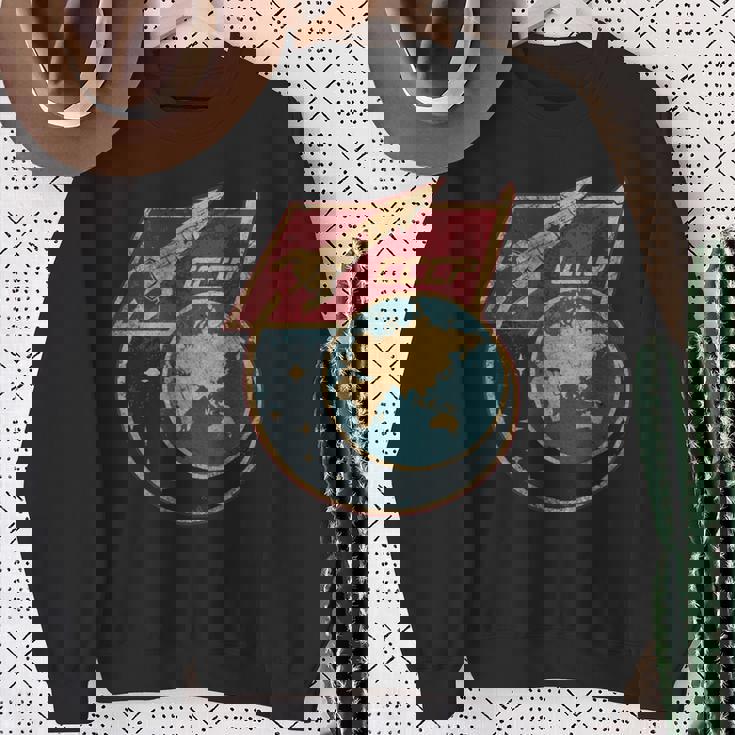 ソビエト連邦 宇宙 スプートニク ロケット Cccp ソ連 プロパガンダ スウェットシャツ 年配の女性への贈り物