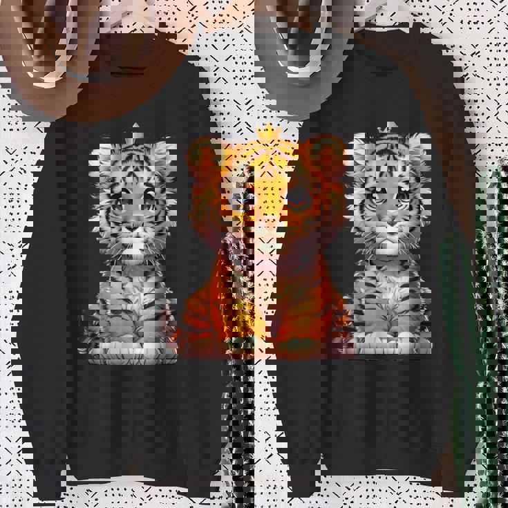 タイガーカブ×可愛いベイビータイガー スウェットシャツ 年配の女性への贈り物