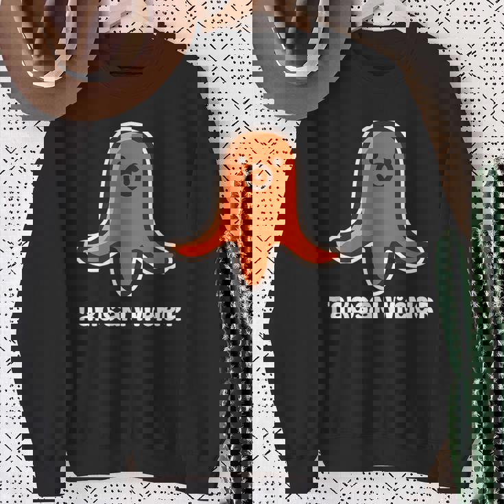 タコさんウインナー たこさん ウインナー Takosan Wiener 食べ物 イラスト かわいい おもしろ スウェットシャツ 年配の女性への贈り物