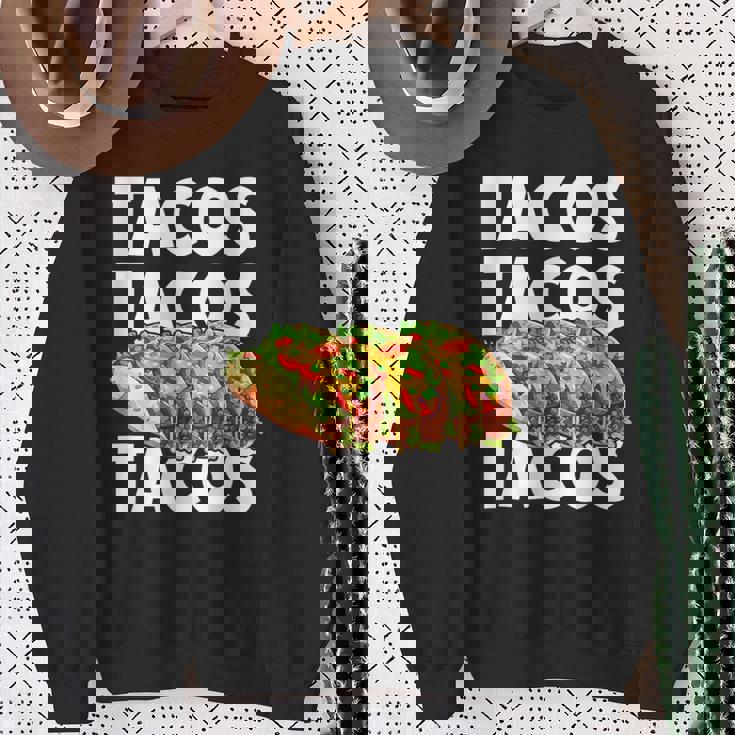 タコス Tacos スウェットシャツ 年配の女性への贈り物