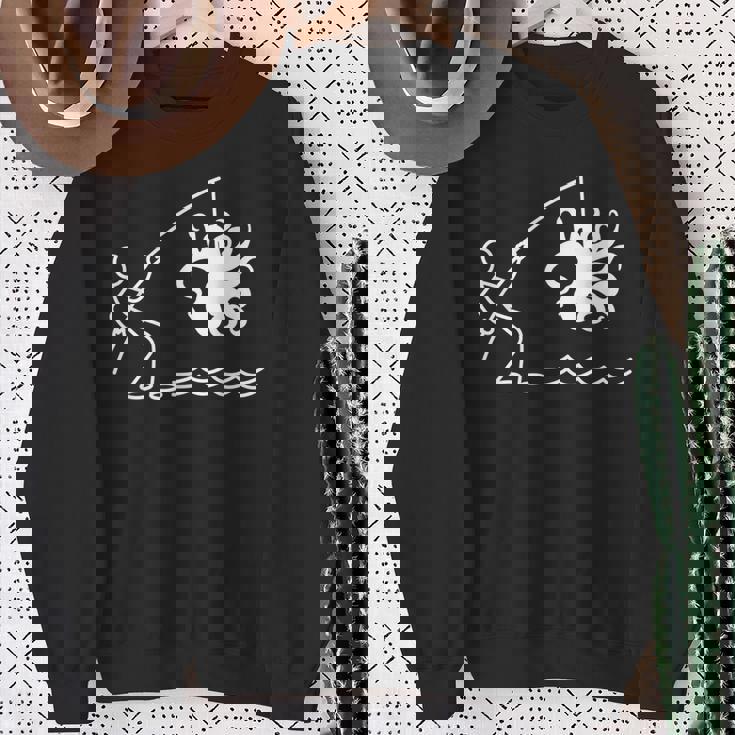 タコ釣りタコクラーケンケンケファロポッド ファニータコ スウェットシャツ 年配の女性への贈り物