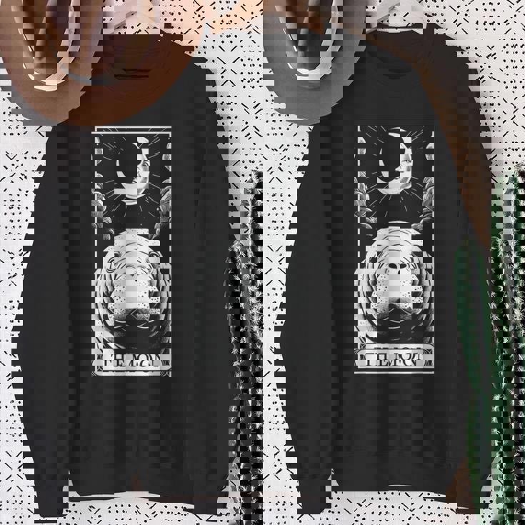 タロットカード ヴィンテージ 三日月 マナティー 海 動物 恋人 スウェットシャツ 年配の女性への贈り物