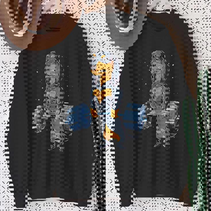 ダックスフント ウェイトリフティング 面白い デッドリフト メンズ フィットネス ジム ギフト スウェットシャツ 年配の女性への贈り物