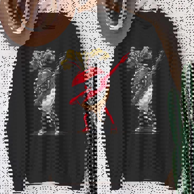 ダブ 大根 踊る 大根 野菜 スウェットシャツ 年配の女性への贈り物