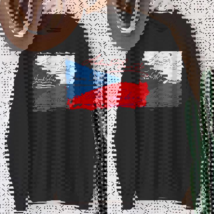 チェコの作曲家 ドヴォラック・ドラ・スメタナ チェコ スウェットシャツ 年配の女性への贈り物