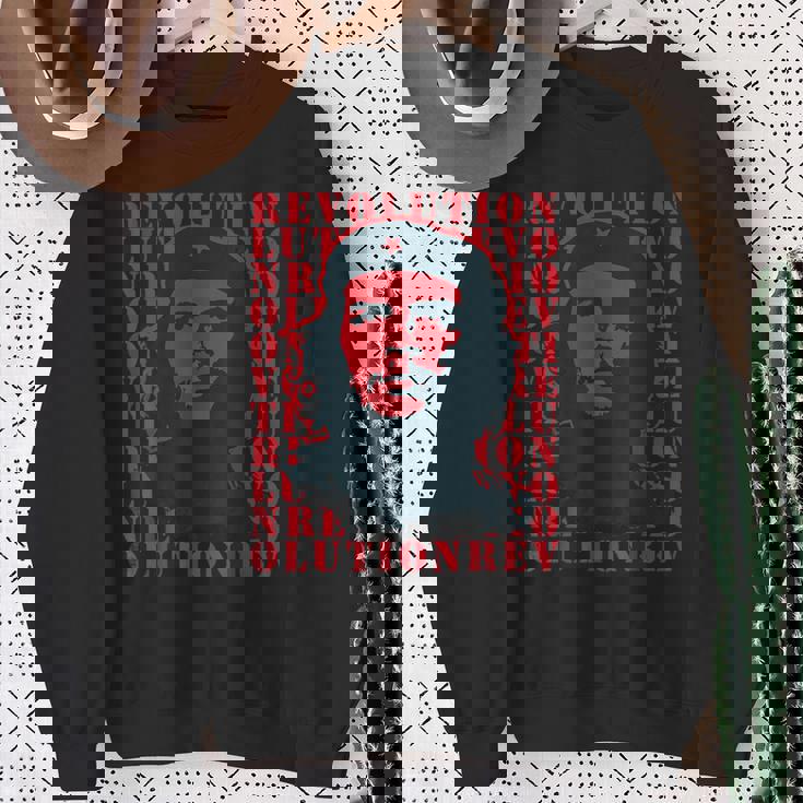 チェ・ゲバラ・レボリューション・レベル・レッド スウェットシャツ 年配の女性への贈り物