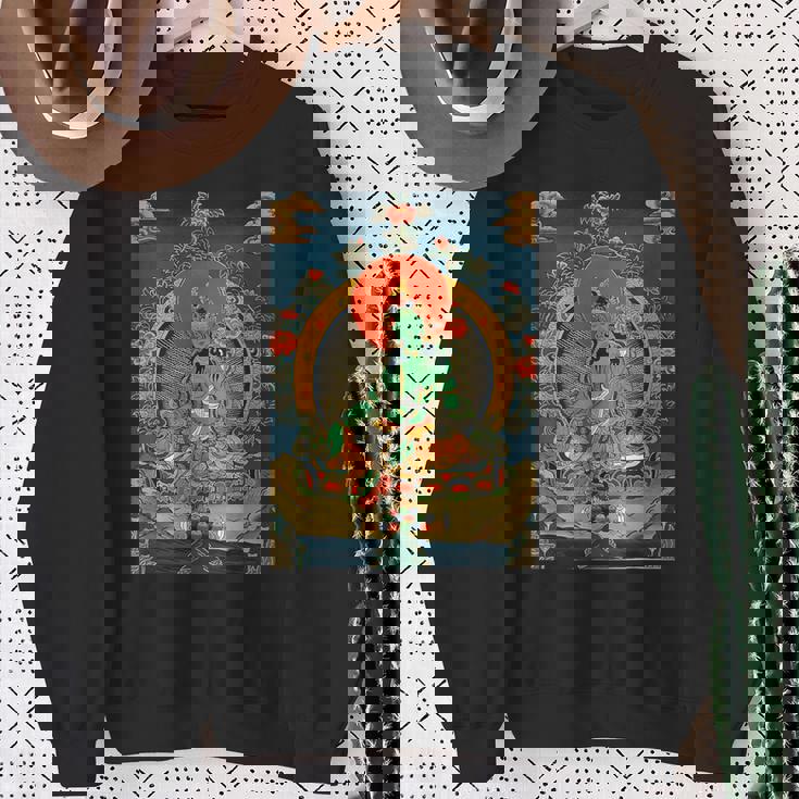 チベットタンカ サムサラ 曼荼羅 生命の輪 仏教 スウェットシャツ 年配の女性への贈り物