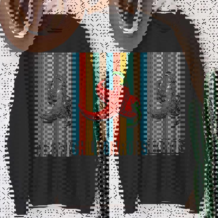 チリペッパー、レッドチリペッパー、レッドホットヴィンテージチリペッパー スウェットシャツ 年配の女性への贈り物