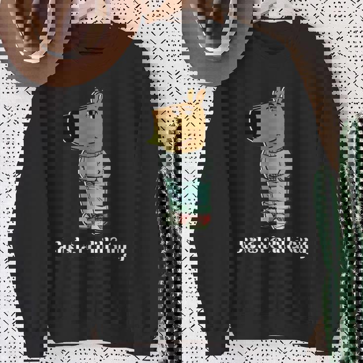 チル・ガイ・ドッグ・ティー・ファニー・チル・ガイ・ミーム スウェットシャツ 年配の女性への贈り物