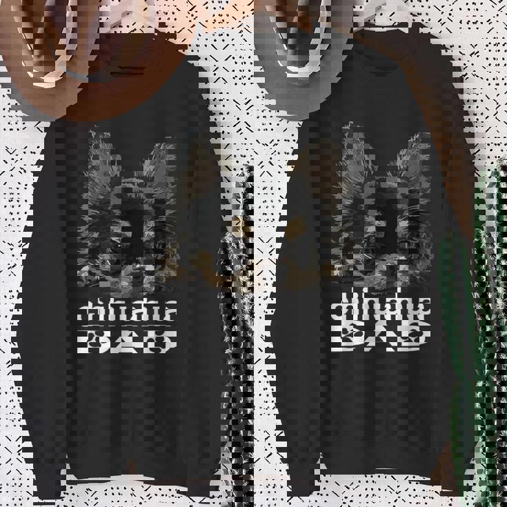 チワワ お父さん 面白い 父 犬 チワワ パパ スウェットシャツ 年配の女性への贈り物