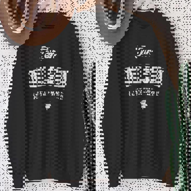 チームウィルソン生涯メンバーファニーネームウィルソン スウェットシャツ 年配の女性への贈り物