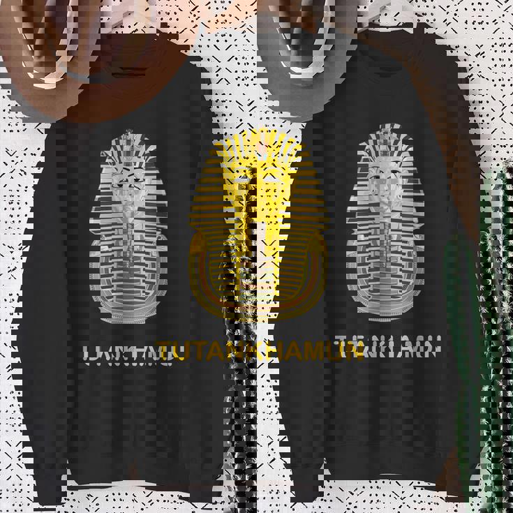 ツタンカーメン ゴールドマスク ツタン王 ファラオ 古代エジプト スウェットシャツ 年配の女性への贈り物