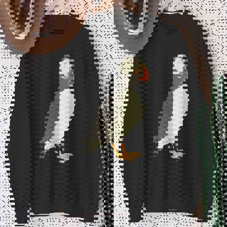 ツノメドリ スウェットシャツ 年配の女性への贈り物