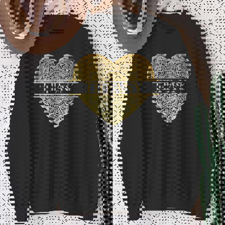 ティファニーの名前 スウェットシャツ 年配の女性への贈り物