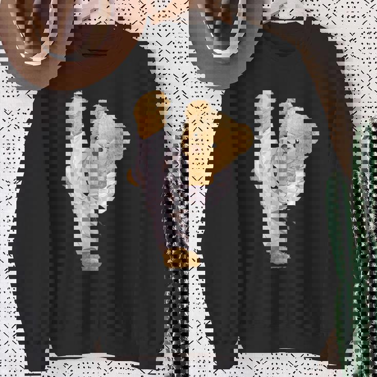 テディ空手ベア スウェットシャツ 年配の女性への贈り物