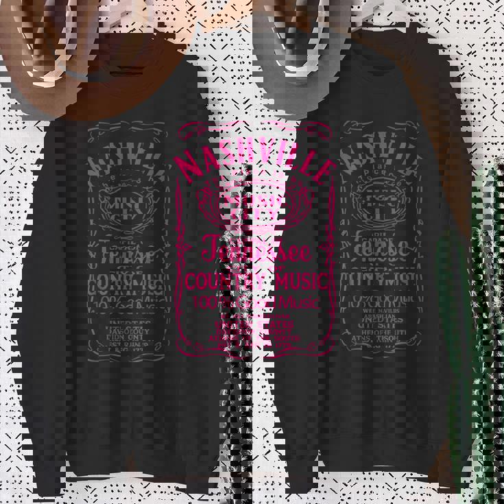 テネシー州ナッシュビルグッドカントリーウエスタンミュージックシティの衣装 スウェットシャツ 年配の女性への贈り物