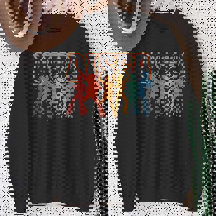 ディスコパーティダンス スウェットシャツ 年配の女性への贈り物