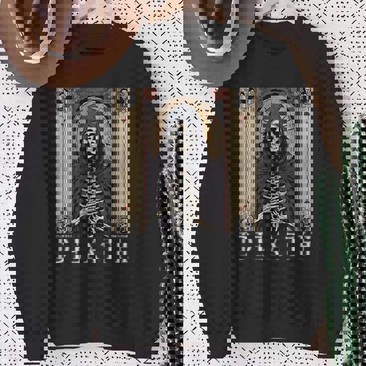 デスタロットカード、タロットリーダー、タロットカード、タロット愛好家 スウェットシャツ 年配の女性への贈り物