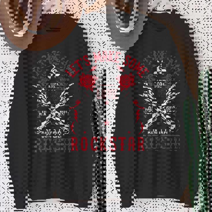 デビルロック パンク ハードロック ヘビーメタル スカート スウェットシャツ 年配の女性への贈り物