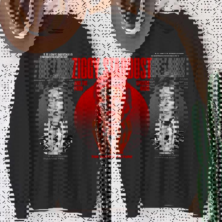 デヴィッド・ボウイ ジギー スターダスト モーションピクチャー カラー スキタ写真 スウェットシャツ 年配の女性への贈り物