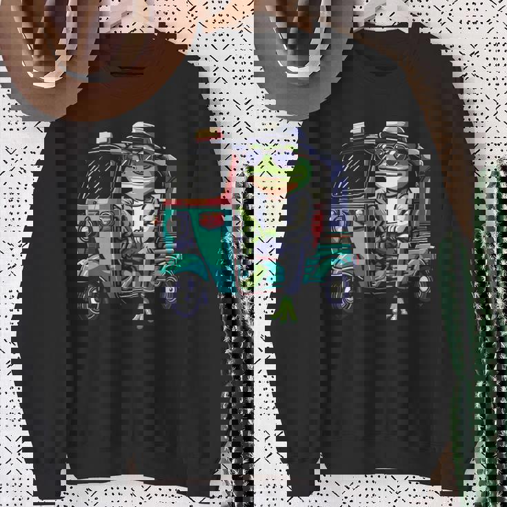 トゥクトゥク フロッグ トゥクトゥク スウェットシャツ 年配の女性への贈り物