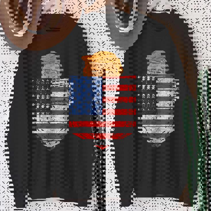 トランプ・イン・ユア・ポケットusa選挙 2024年7月4日のトランプ スウェットシャツ 年配の女性への贈り物