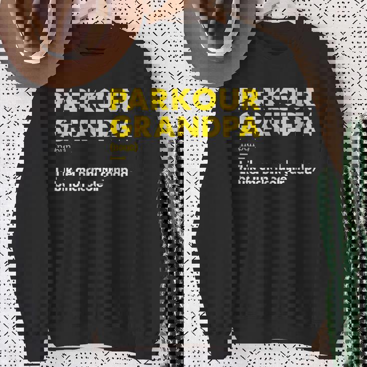 トレーサー・グランパ・デフィニション・パルクール スウェットシャツ 年配の女性への贈り物