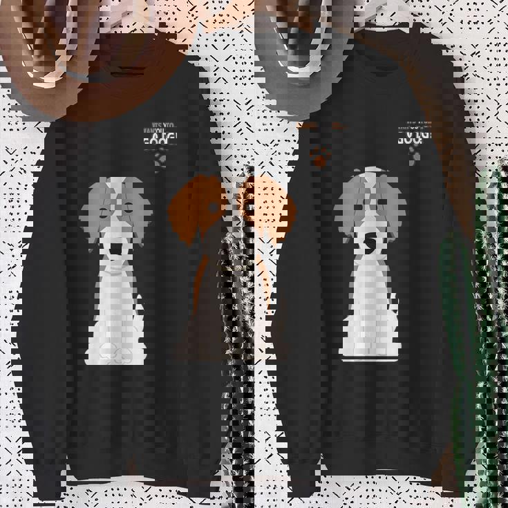 ドッグシリーズ「コーイケルホンディエ」 スウェットシャツ 年配の女性への贈り物