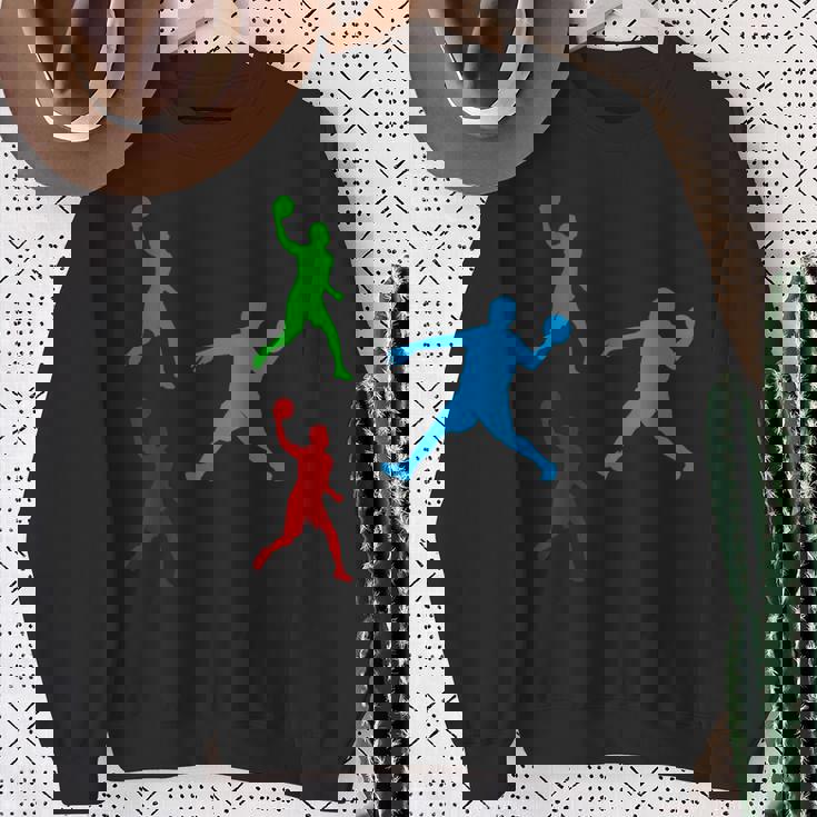 ドッジボール シルエット ドッジボール プレイヤーシルエット ドッジボール スウェットシャツ 年配の女性への贈り物