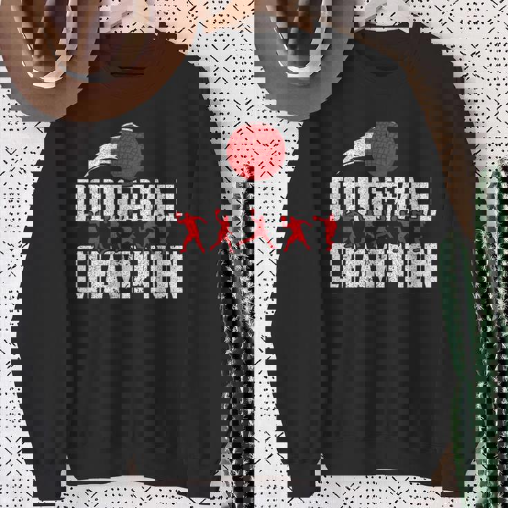 ドッジボール選手権 ドッジボール選手 I ドッジボール スウェットシャツ 年配の女性への贈り物